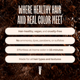 Chocolate Brown Color Depositing Treatment Masks