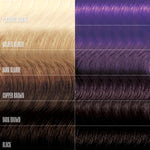 Comparison of curly hair with and without daily conditioner over 3 weeks.