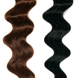 teal hair color on medium brown hair