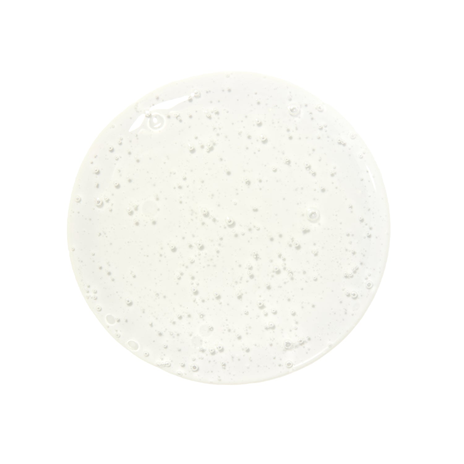 swatch of clarifying, sulfate and paraben free shampoo