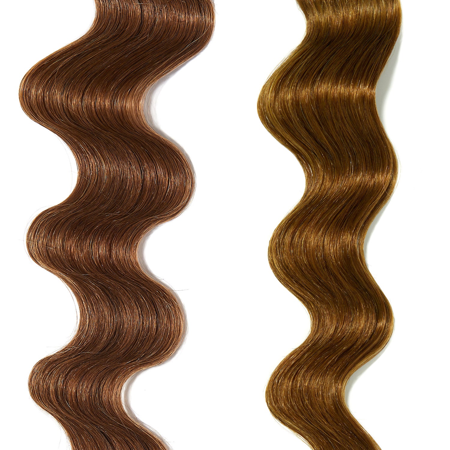 bright yellow hair color on light brown hair
