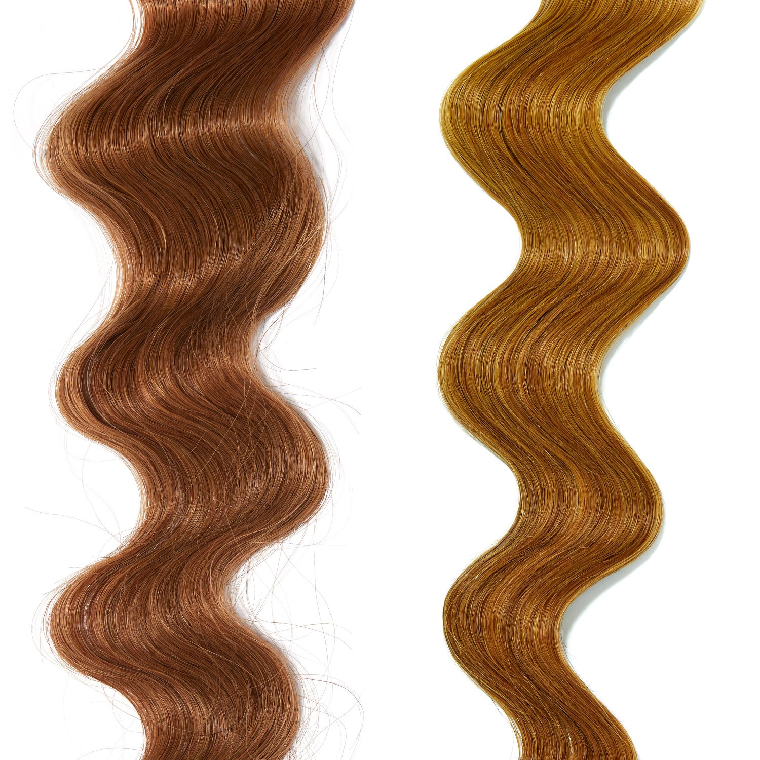 bright yellow hair color on red hair