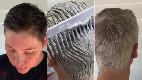 Bleach Tips Step-By-Step: All-Over Bleach Tips From a Stylist – Overtone Color