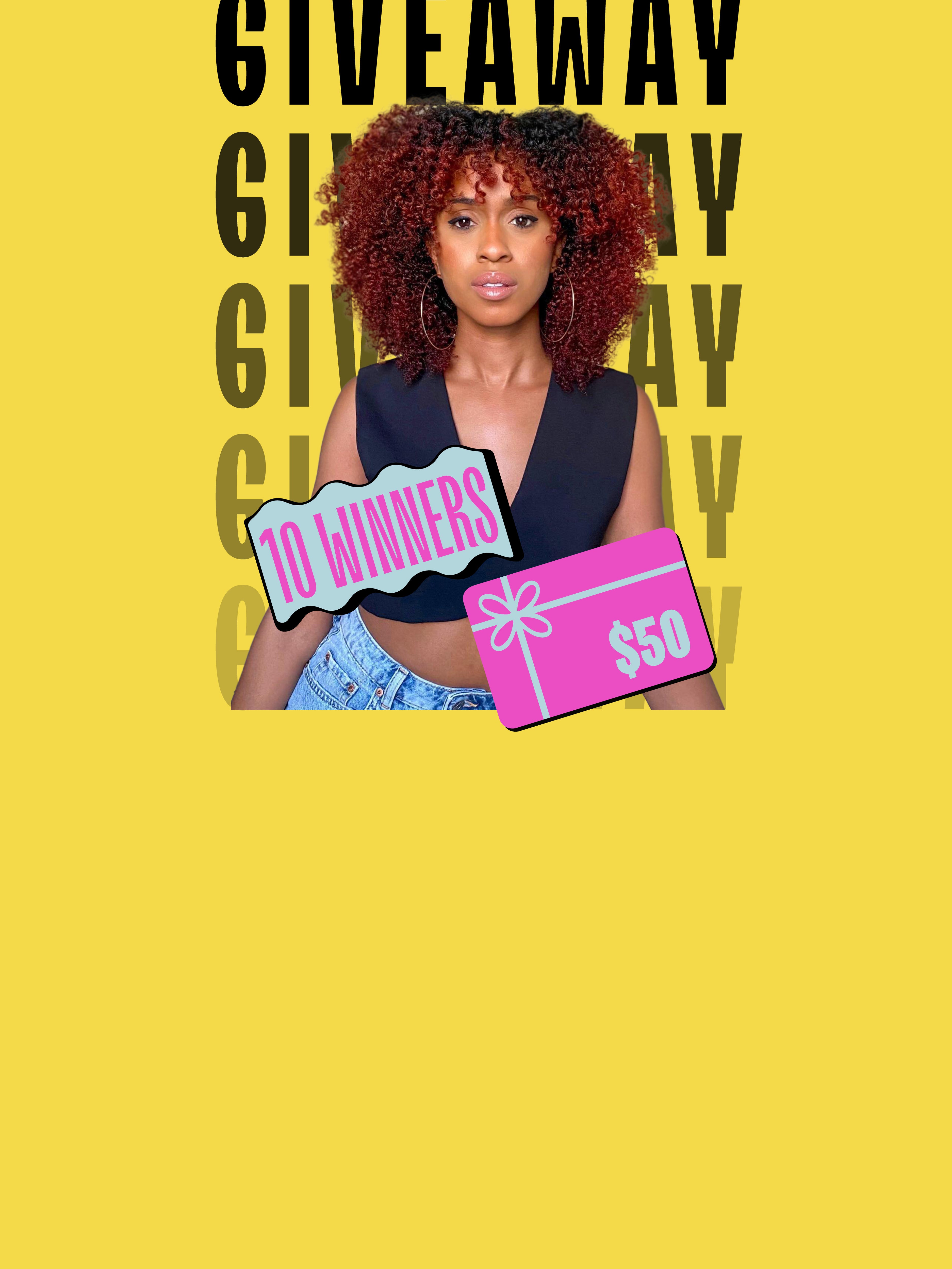 Win $50 to Spend on Bold,<br> 
Healthy Hair