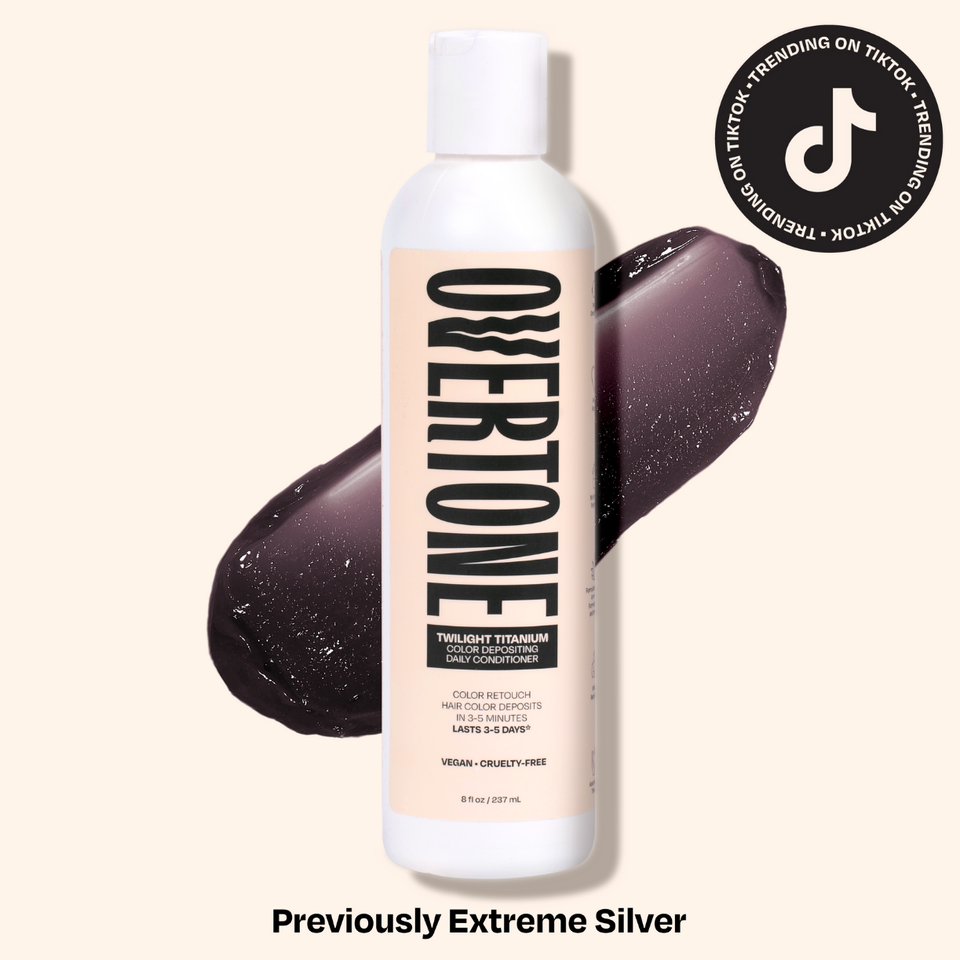 Silver Semi-Permanent Hair Color | Bold Shine Without Damage – Overtone ...