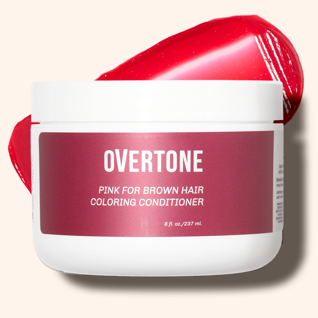 Pink for Brown Hair Coloring Conditioner