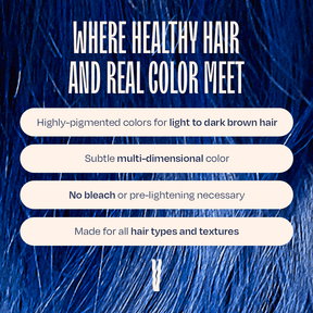 Blue for Brown Hair Healthy Color Duo