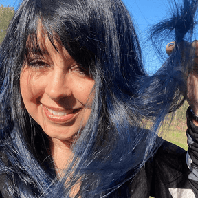 Blue for Brown Hair Coloring Conditioner