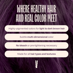 Purple for Brown Hair Coloring Conditioner