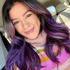 Purple For Brown Hair Healthy Color Duo