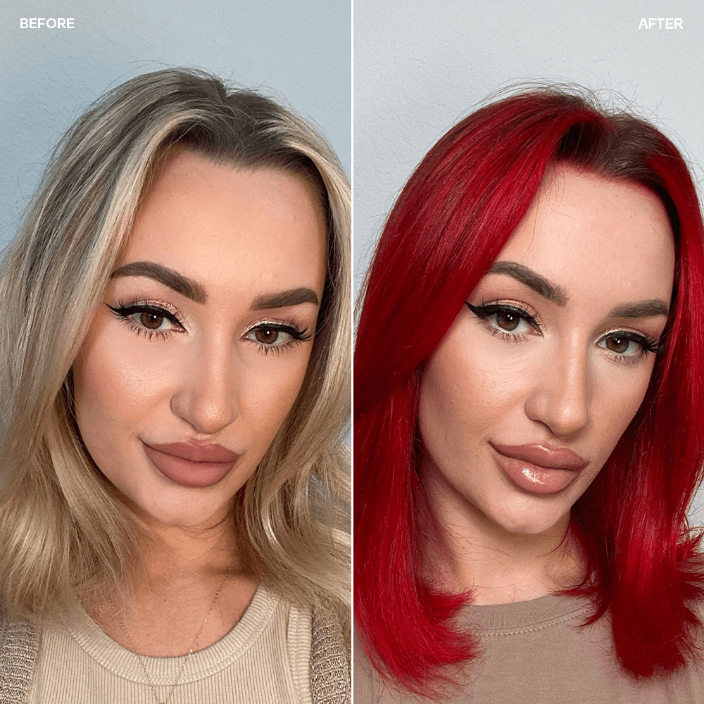 Ruby Red Colir Ruby Red Healthy Color Duo | Semi-Permanent Hair Color by Overtone ...