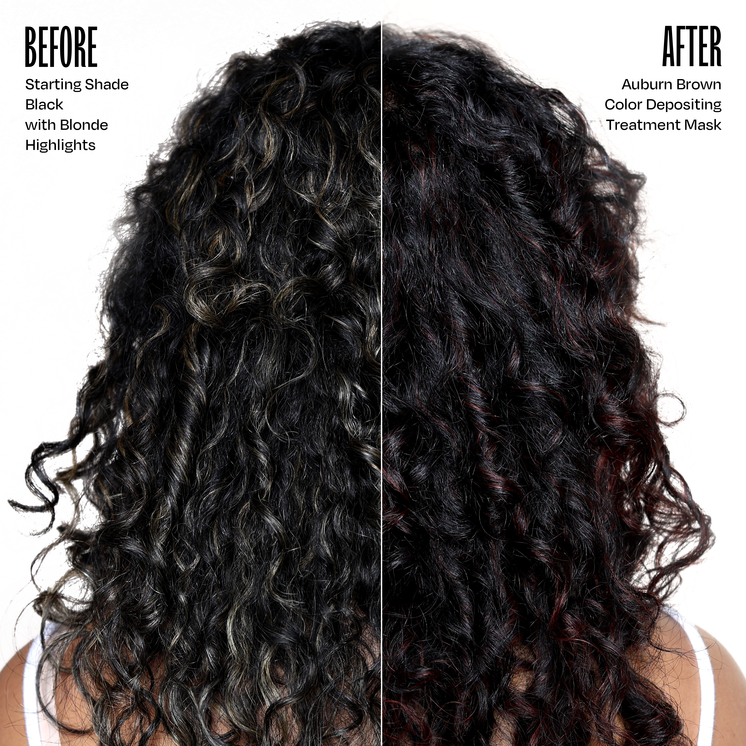 Auburn Brown Color Depositing Treatment Mask | Semi-Permanent Hair Auburn Brown Color Depositing Treatment Mask | Semi-Permanent Hair