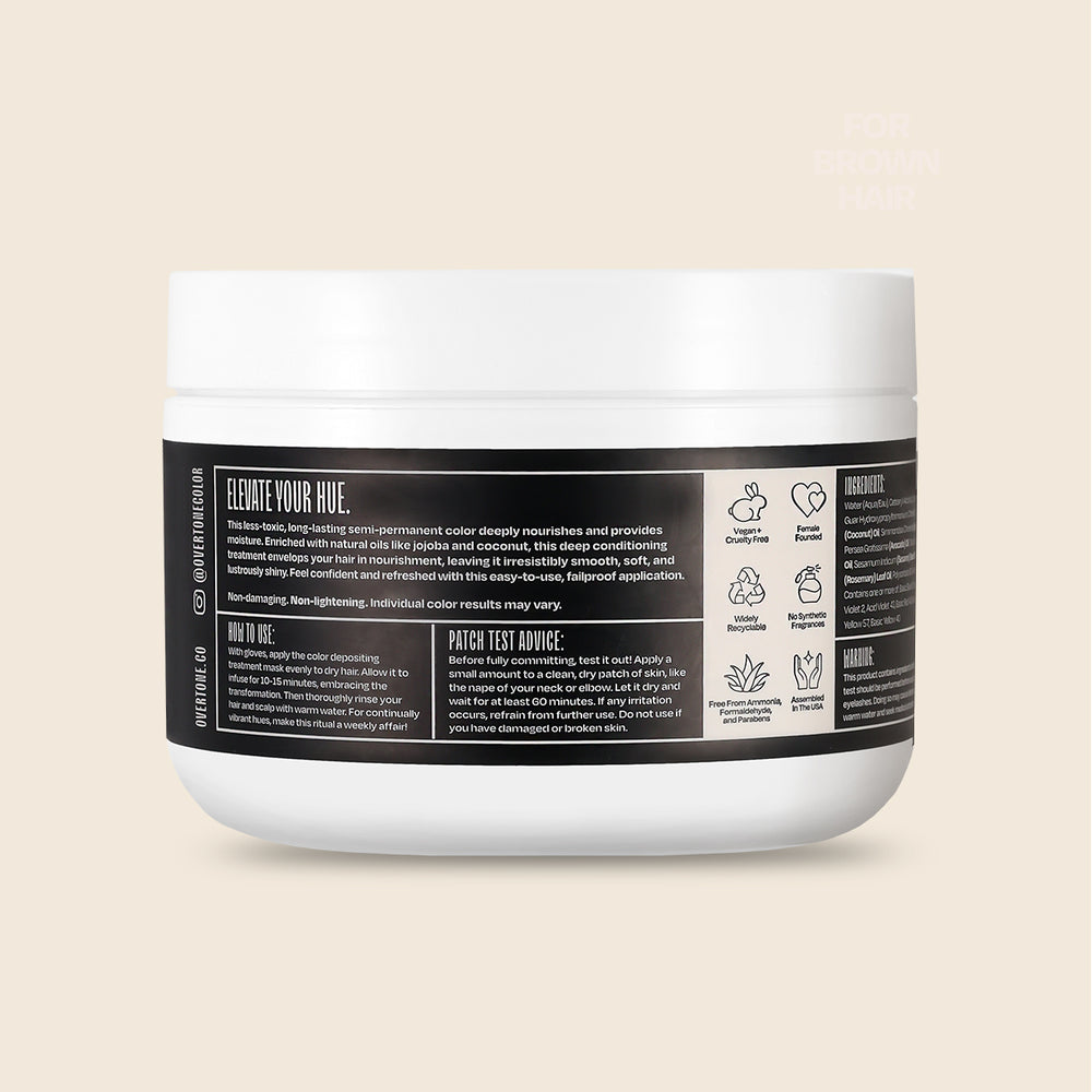 Overtone Rich Black Coloring Conditioner Rich Black Coloring Conditioner | oVertone Haircare