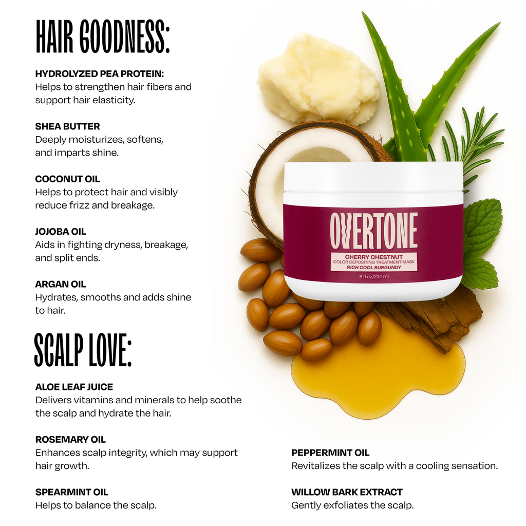 Cherry Chestnut Color Depositing Treatment Mask