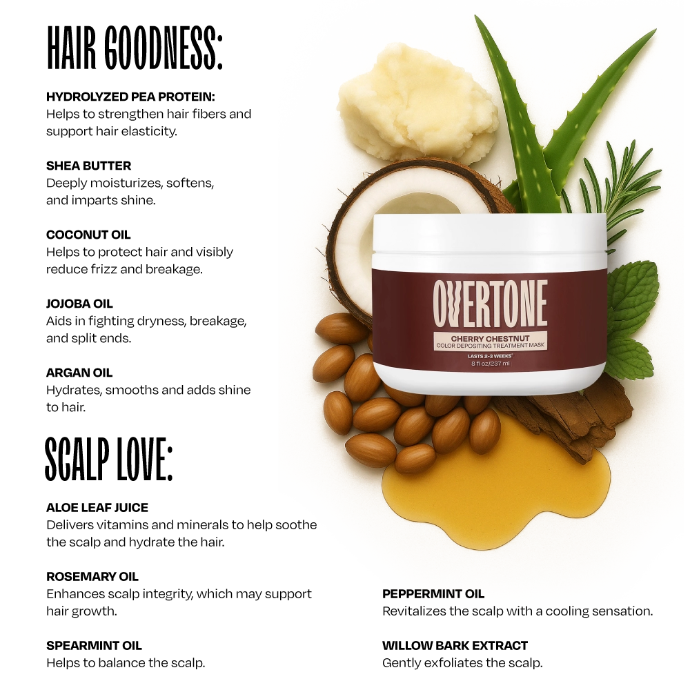 Cherry Chestnut Color Depositing Treatment Mask