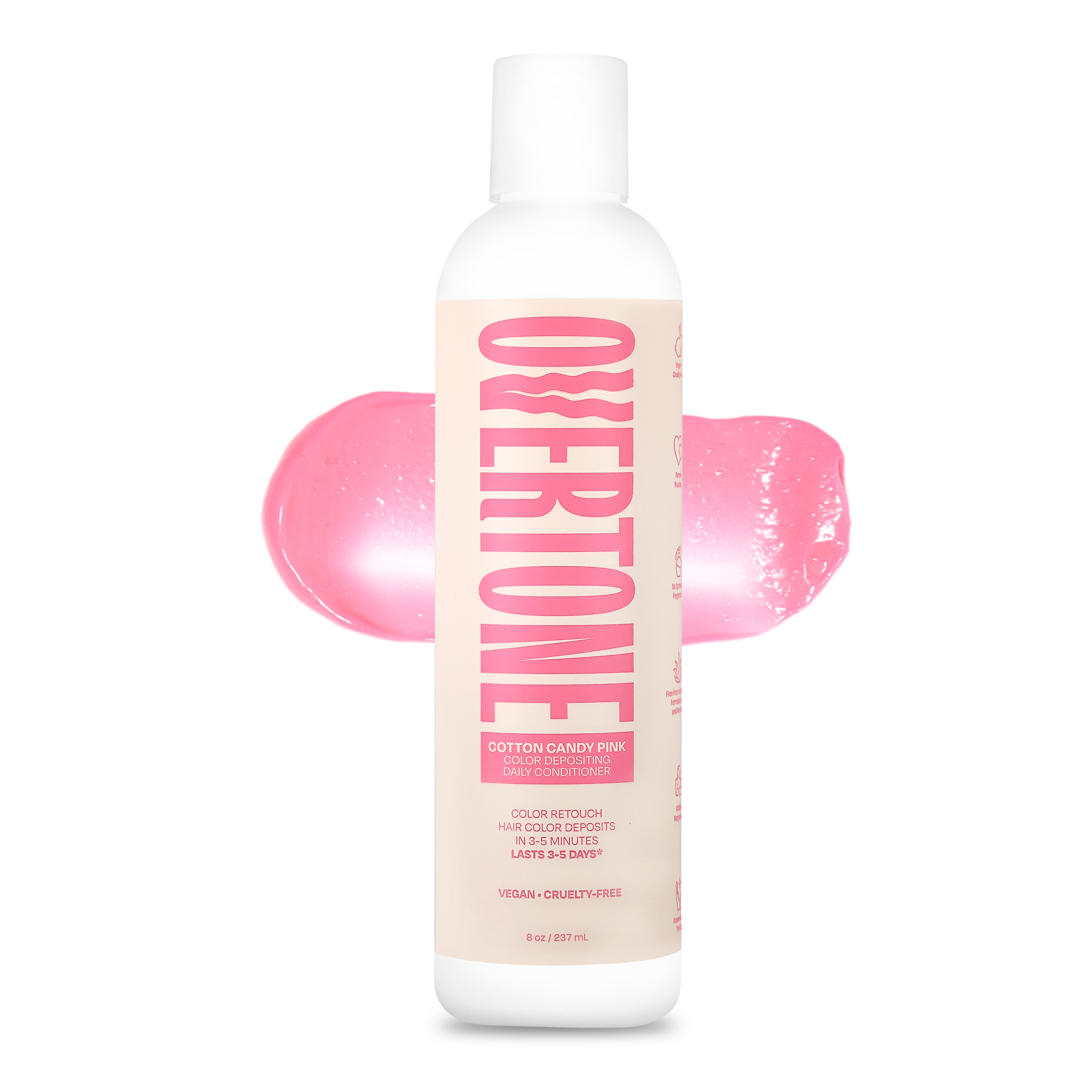 Cotton Candy Pink Color Depositing Daily Conditioner