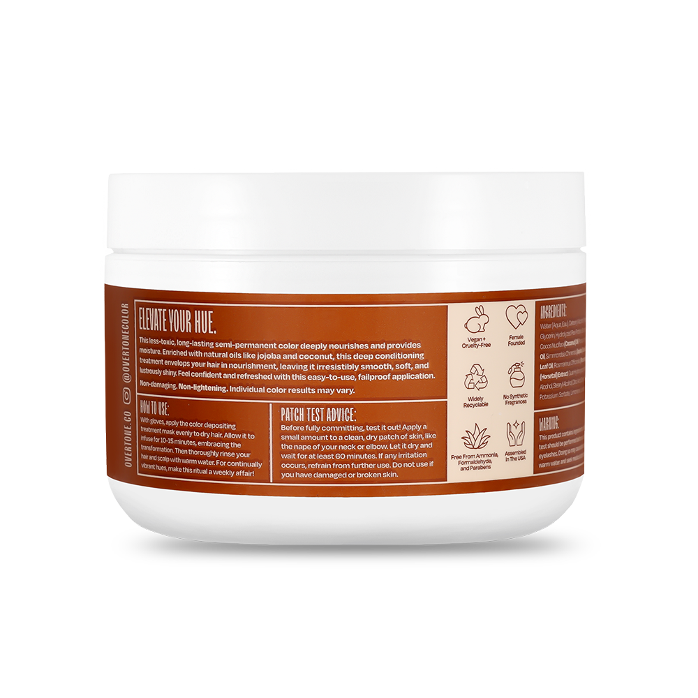 Golden Copper Color Depositing Treatment Mask