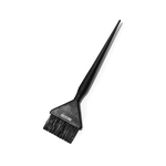 Black hair dye brush with Overtone branding on a white background