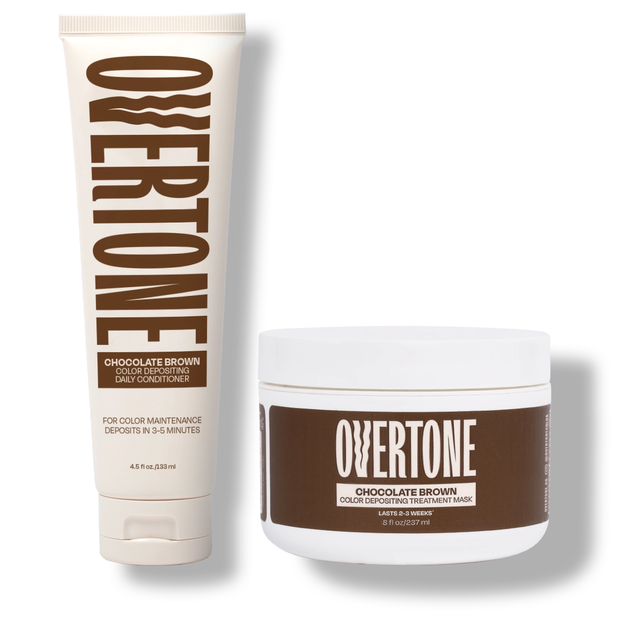 Chocolate Brown Color Depositing Treatment Masks