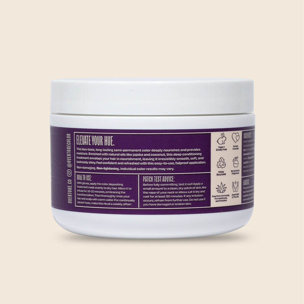 Purple for Brown Hair Coloring Conditioner