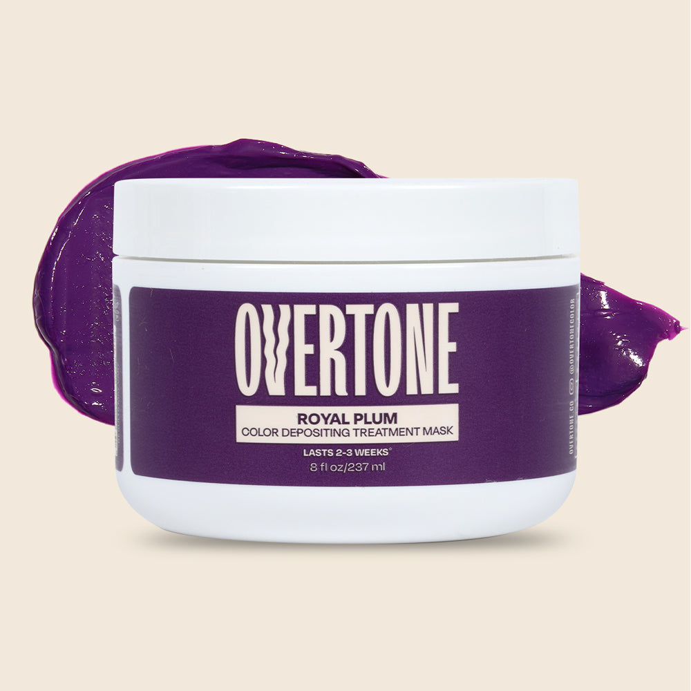 Purple for Brown Hair Coloring Conditioner