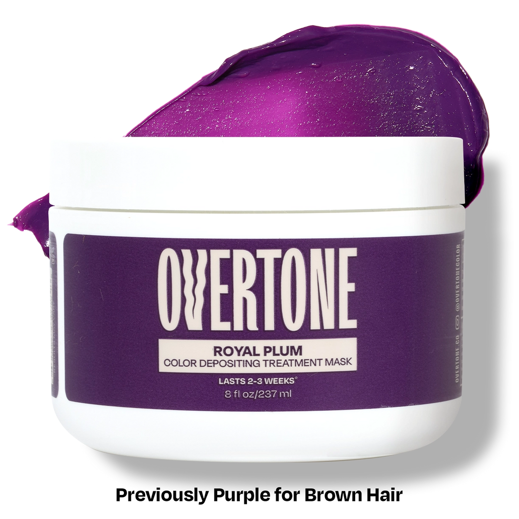 Purple for Brown Hair Coloring Conditioner