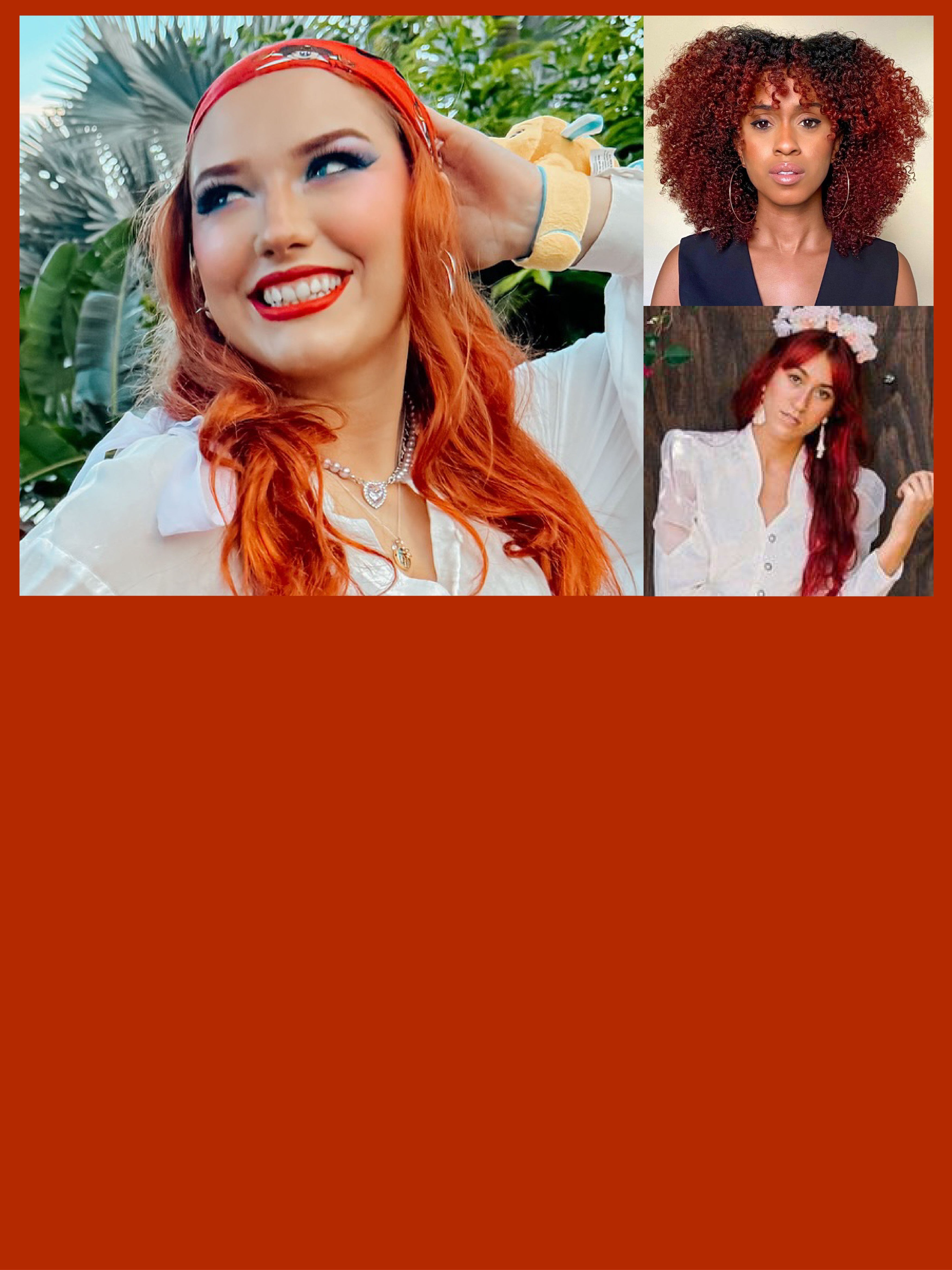 COLOR THAT LOVES <br> YOUR NATURAL RED HAIR