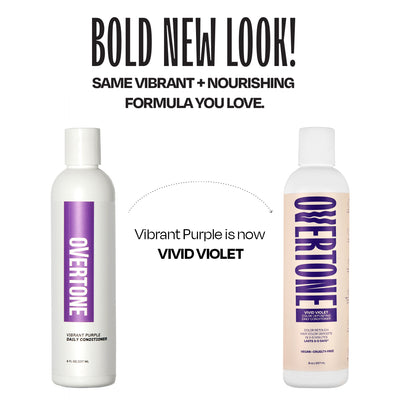 Vibrant Purple Hair Healthy Color Duo | oVertone Haircare
