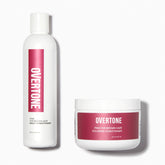 oVertone Pink for Brown Hair Coloring Conditioner and Daily Conditioner