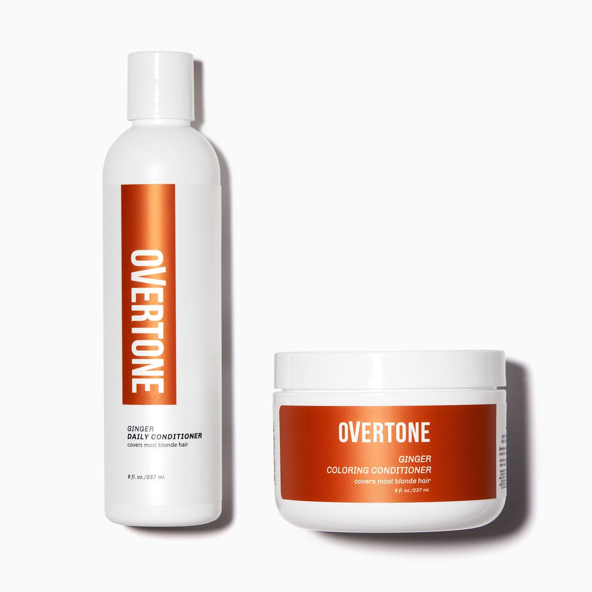 oVertone Ginger Coloring Conditioner and Daily Conditioner