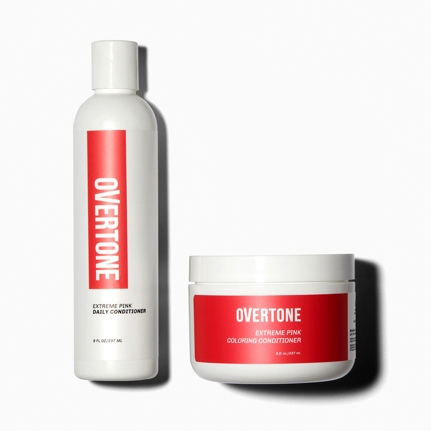 oVertone Extreme Pink Coloring Conditioner and Daily Conditioner 