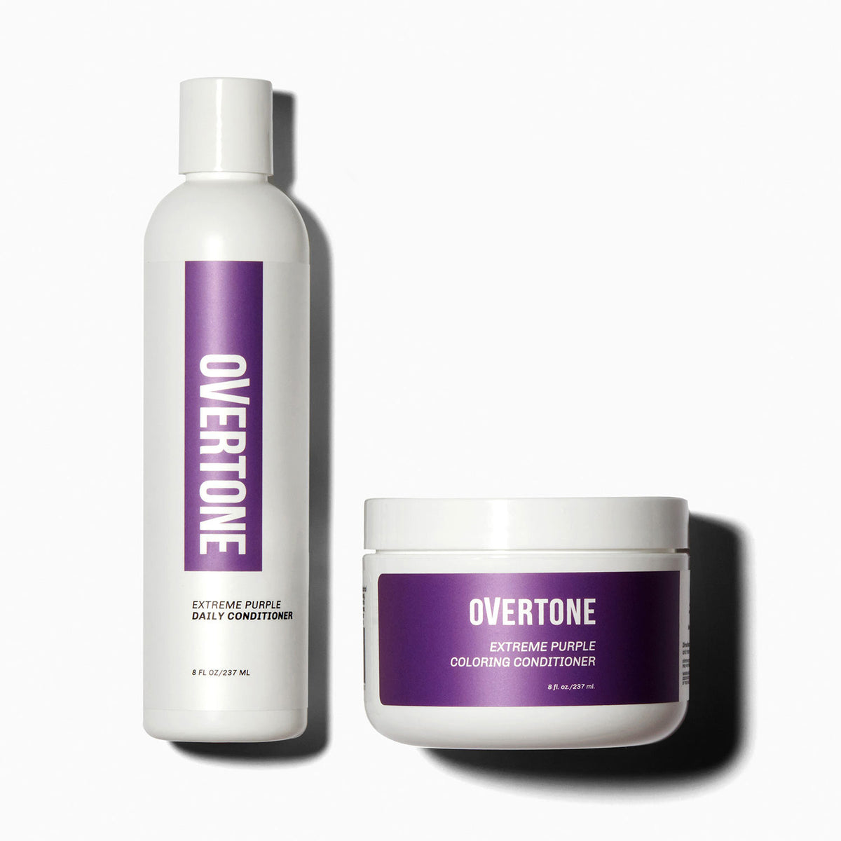 oVertone Extreme Purple Hair Coloring Conditioner and Daily Conditioner 