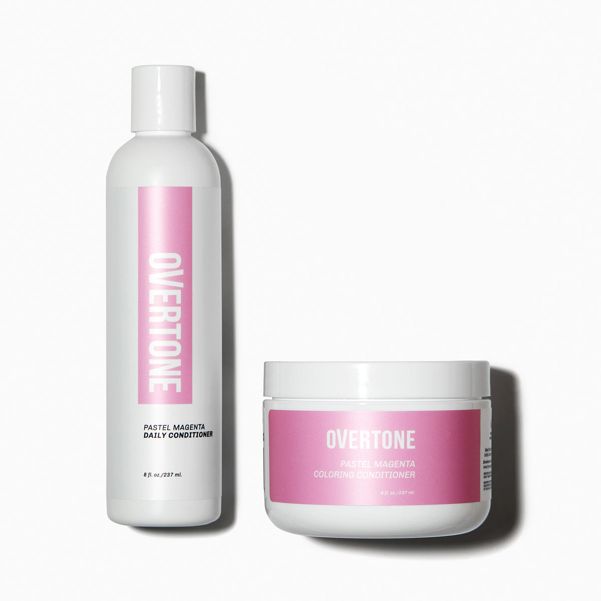 oVertone Pastel Magenta Coloring Conditioner and Daily Conditioner