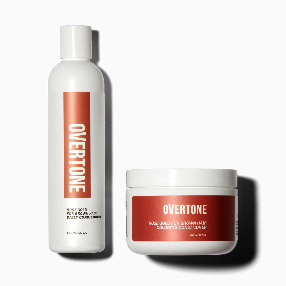 oVertone Rose Gold for Brown Hair Coloring Conditioner and Daily Conditioner
