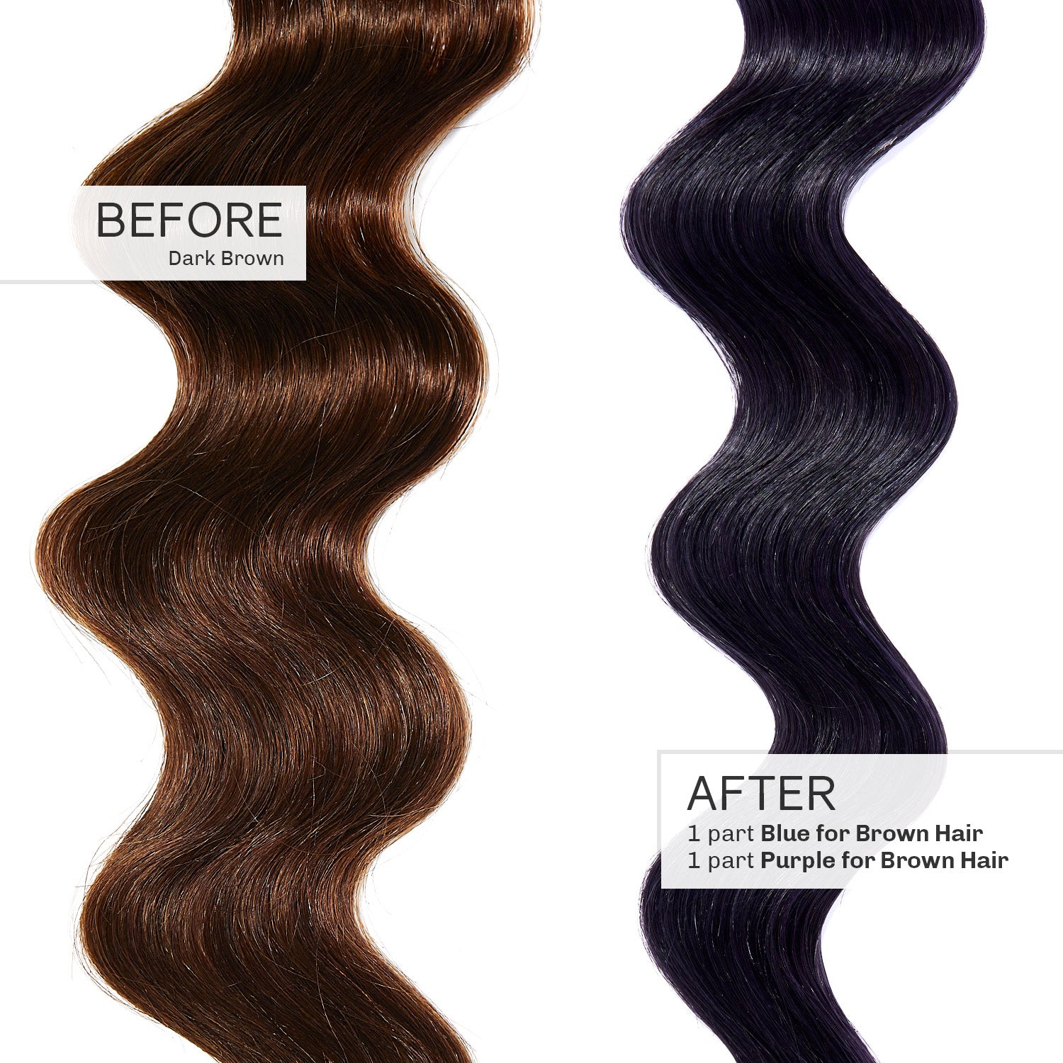 Indigo for Brown Hair Conditioner Kit SemiPermanent Hair Color by