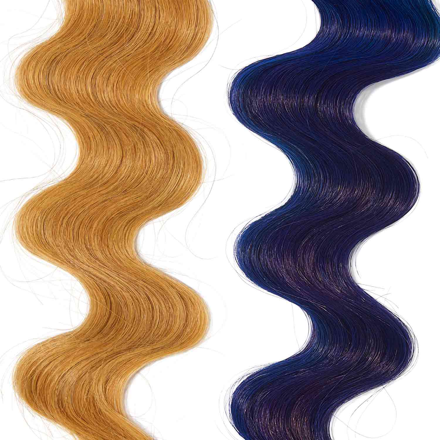 deep blue hair color for brown on medium blonde hair