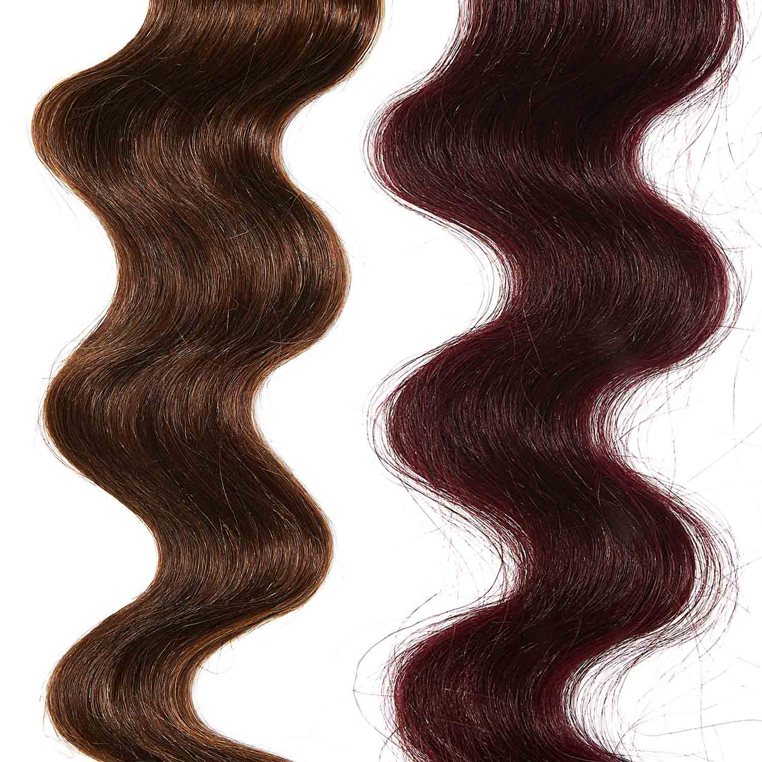 dark pink hair color for brown on medium brown hair