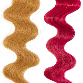 dark pink hair color for brown on medium blonde hair