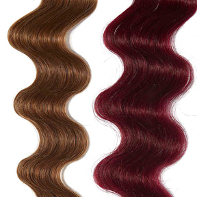 dark pink hair color for brown on light brown hair