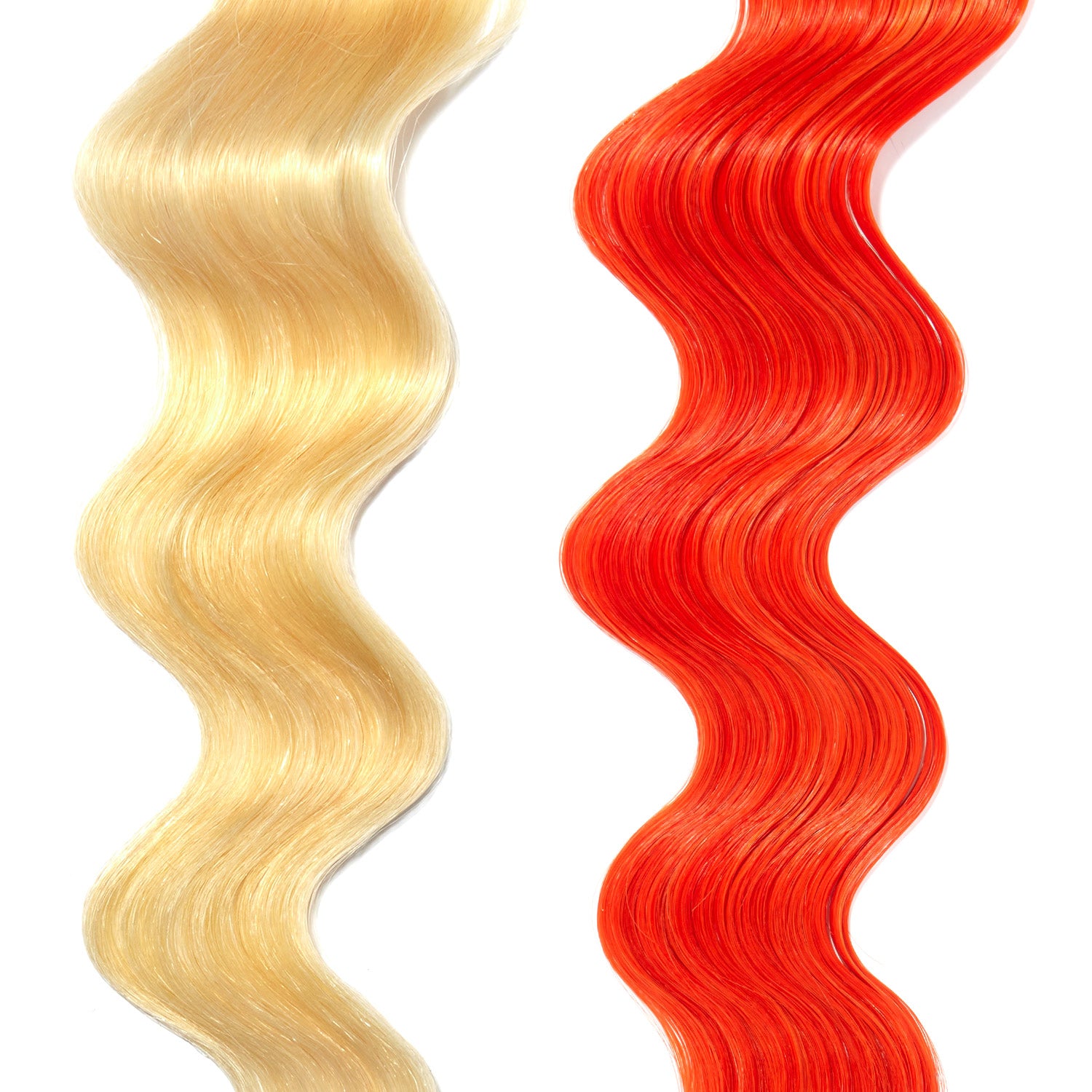 deep orange hair color for brown on platinum blonde hair