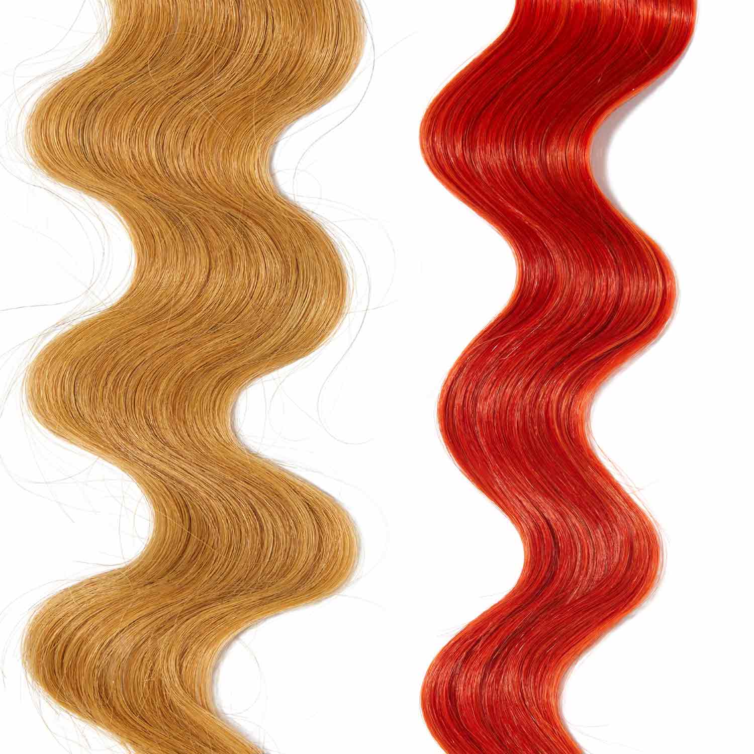 deep orange hair color for brown on medium blonde hair