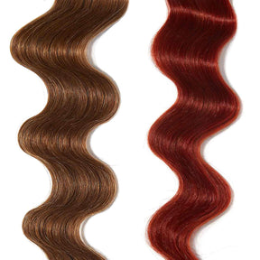 deep orange hair color for brown on light brown hair