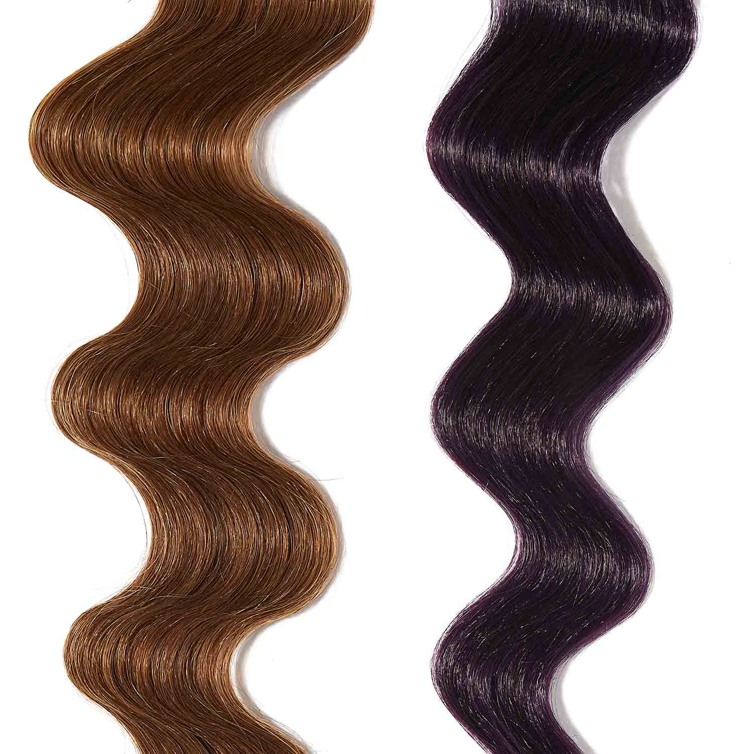 amethyst purple hair color for brown on light brown hair