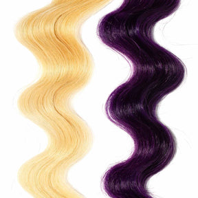 amethyst purple hair color for brown on platinum blonde hair