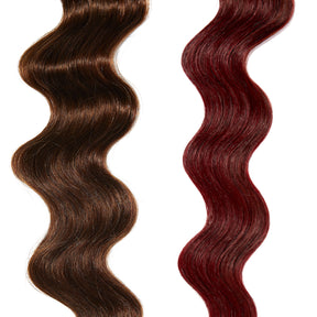 dark red hair color for brown on medium brown hair