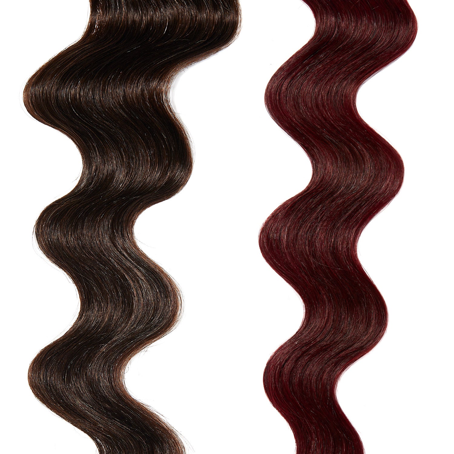 dark red hair color for brown on dark brown hair