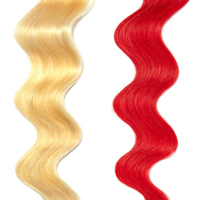 dark red hair color for brown on platinum blonde hair