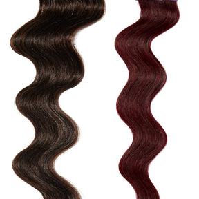 dark red hair color for brown on dark brown hair