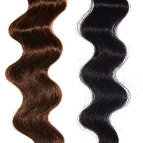 electric blue hair color on medium brown hair