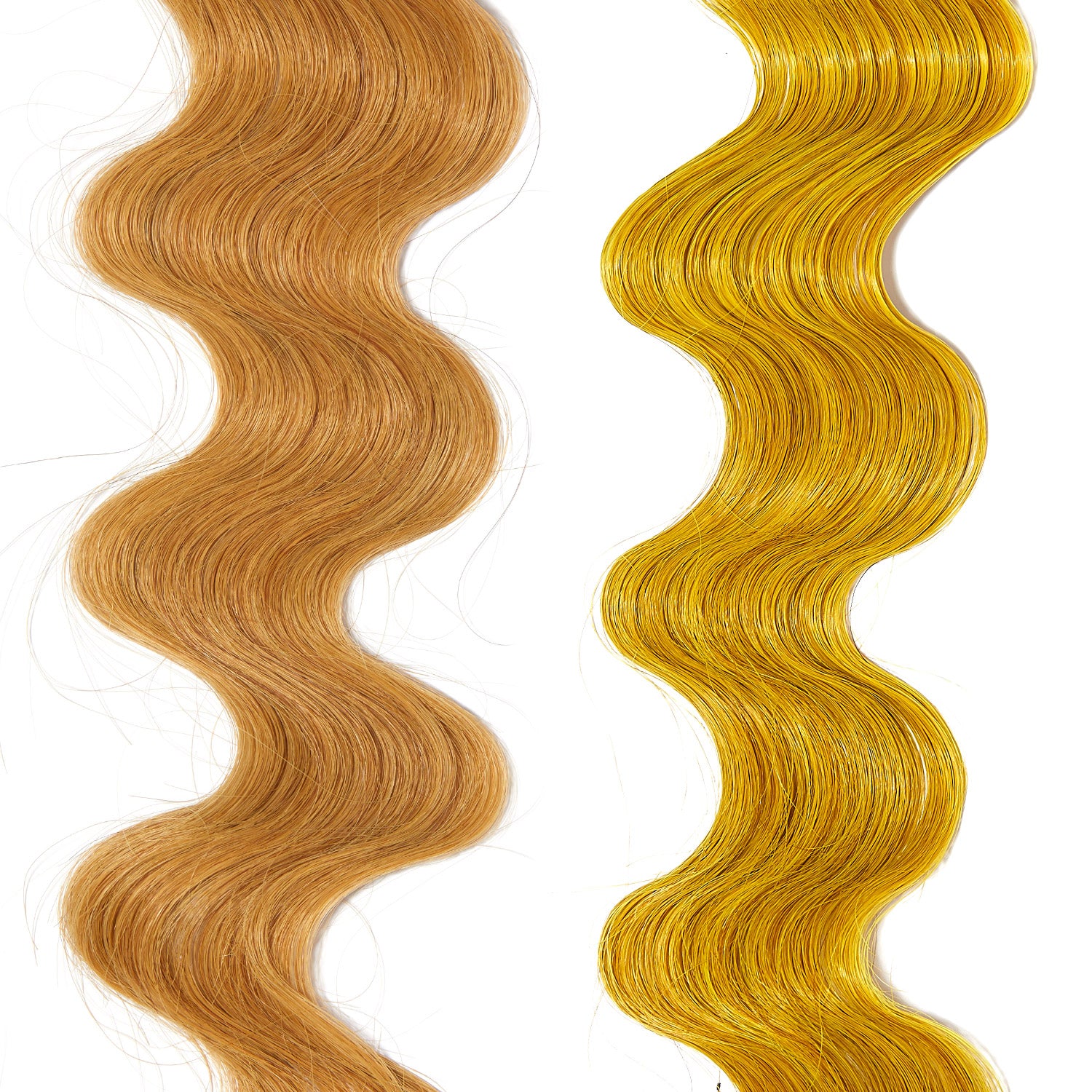 yellow gold hair color on medium blonde hair
